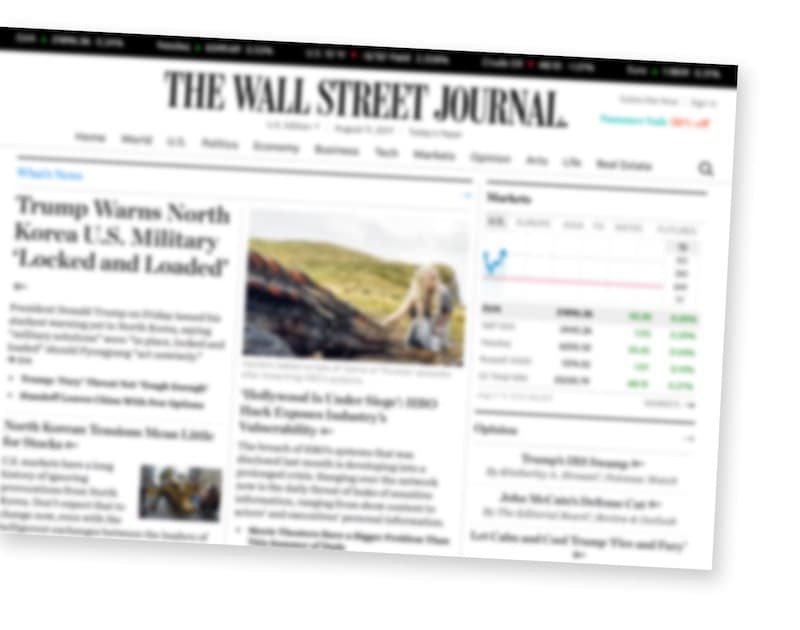 Tom Hegna featured in Wall Street Journal